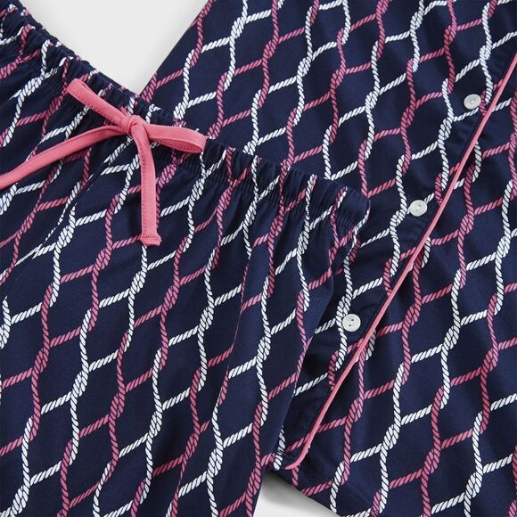 New! NAUTICA Women's Pajamas PJ 2-Piece Sleep Set Top Boxers Shorts Soft Knit - Picture 9 of 9